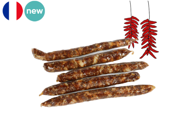 Dry Sausage with Espelette Pepper - Maison Montauzer