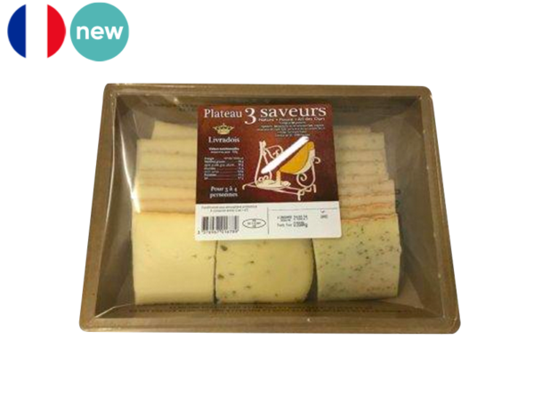 Raclette Platter 3 Flavours (Pepper, Wild Garlic, Plain)