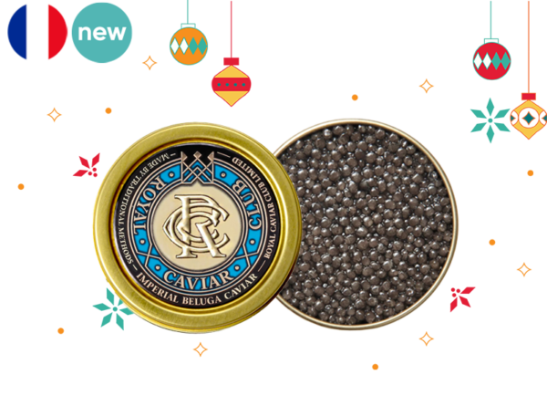 Caviar, Imperial Beluga Rare (with spoon, tin opener and bag)