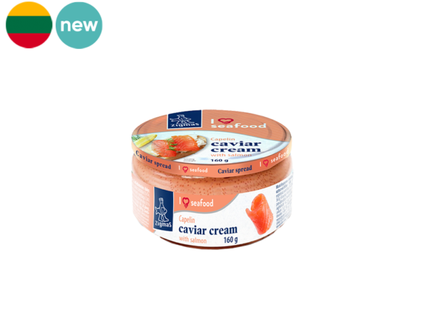 Caviar, Capelin Cream with Salmon Zigmas