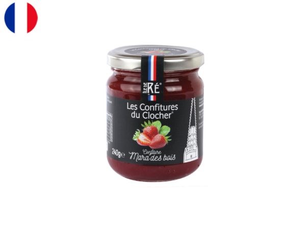 Jam, Strawberry (Organic) - Les Confitures du Clocher