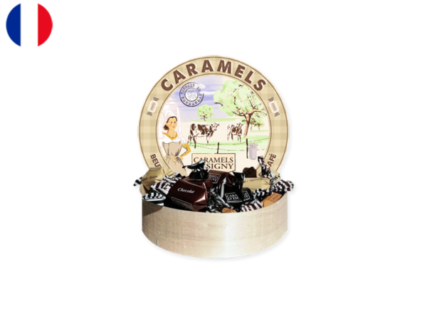Caramel, Assortment Tradition - Isigny  (wooden box)