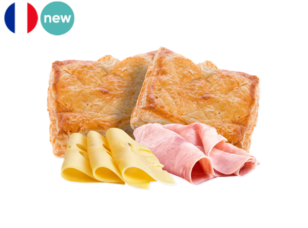 Puff Pastry, Emmental Cheese and Paris Ham (x2, Chilled)