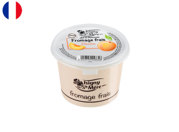 Isigny Fromage Blanc Peach Flavoured