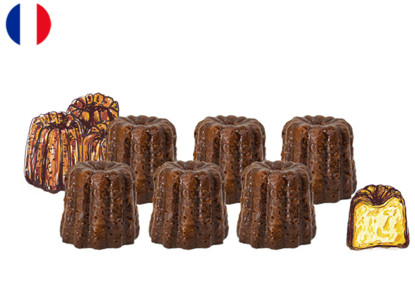 Canelés de Bordeaux (x6)