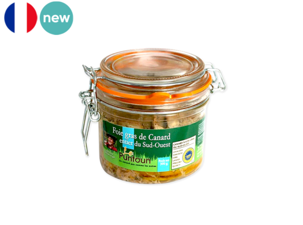 Foie Gras, Whole Duck - Ferme du Puntoun (Large Jar)