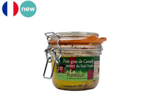 Foie Gras, Whole Duck  - Ferme du Puntoun (Medium Jar)