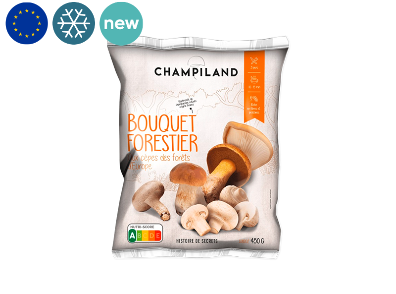 Mushroom, Forest Mix with European Porcini Pieces (Frozen)