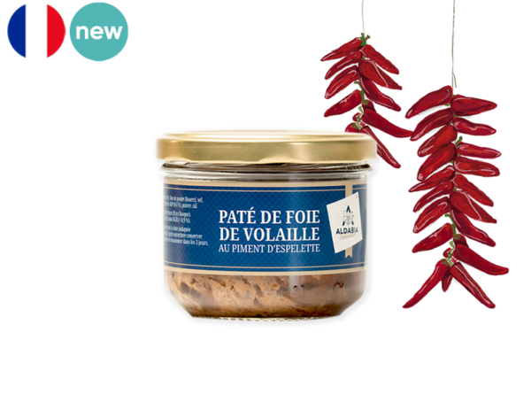 Pâté with Poultry Liver and Espelette Pepper - Aldabia