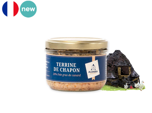 Terrine with Capon and Duck Foie Gras (20%)