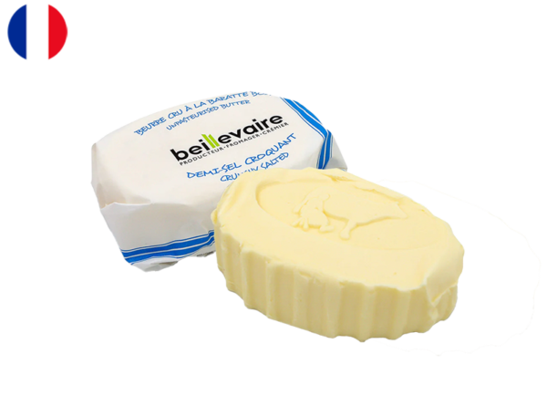 Churned butter raw milk crunchy salted