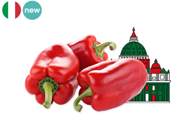 Pepper, Red from Italy (Organic)