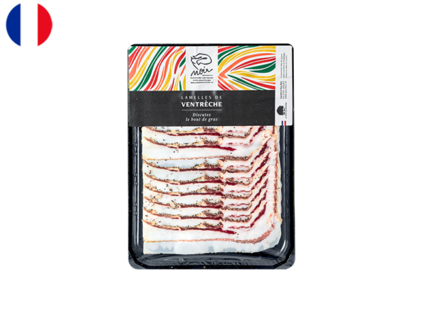Ventrèche, Pork "Le Noir de Bigorre" (Sliced)