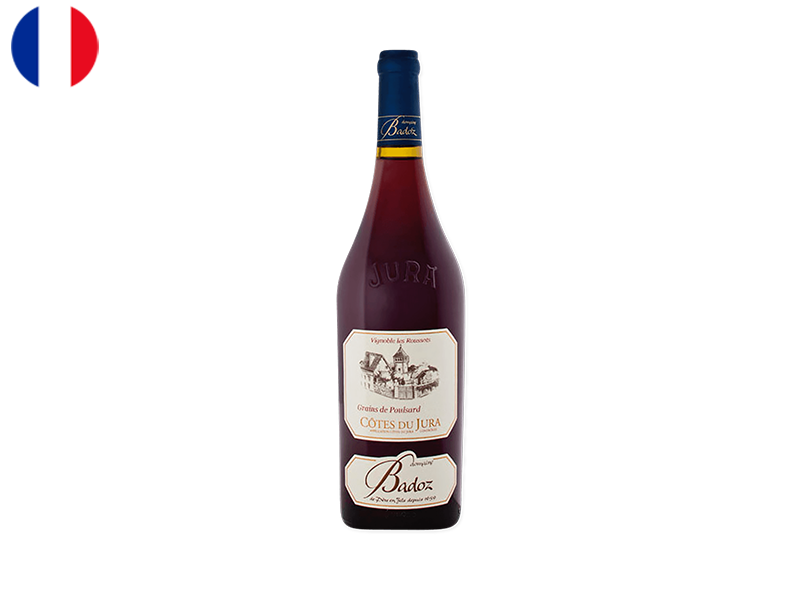 Côtes du Jura AOC, Grains de Poulsard Rubis, Domaine Badoz, 2022