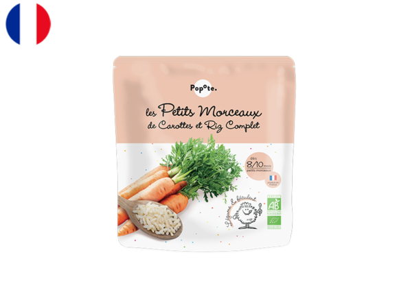 Vegetable Carottes and Riz Popote (8+ months)
