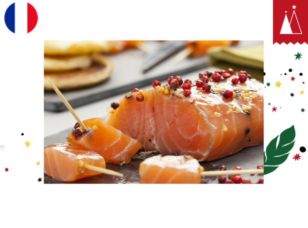 Salmon Baron with Pink Peppercorn
