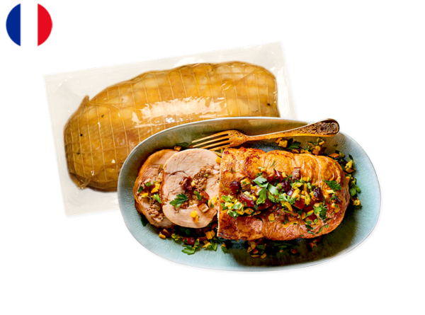 Capon Roast, Stuffed with Mushrooms (Cooked)