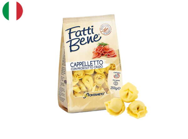 Ravioli Cappelletto with Cured Ham (Fresh)