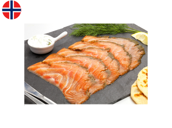 Salmon, Gravlax with dill (Sliced)