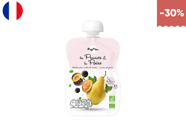 Fruit Plum and Pear Popote (4/6+ months)