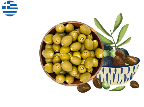 Olive stuffed with Almond