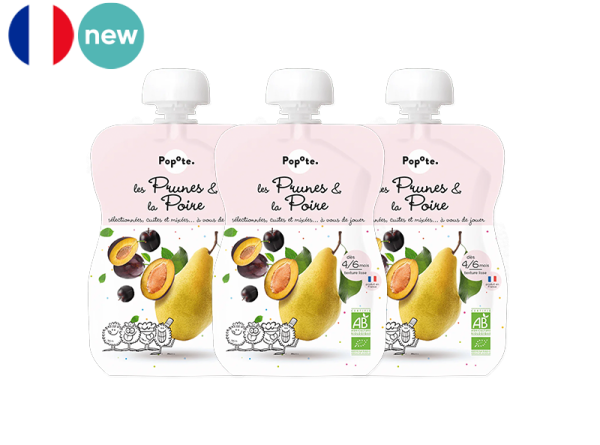 Fruit Plum and Pear Popote (x3, Discount Pack)
