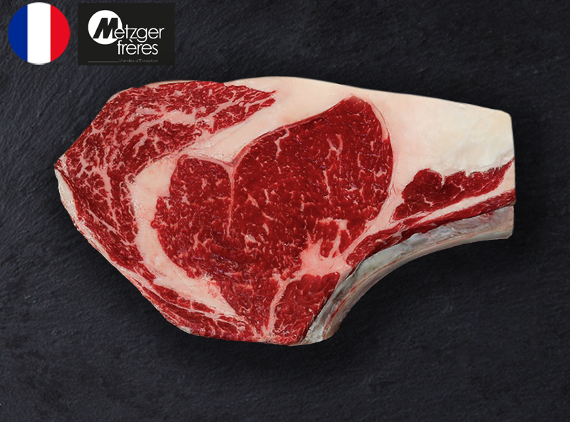 Beef Bone-in Ribeye, 30 Days Dry Aged by Metzger Freres (Chilled)