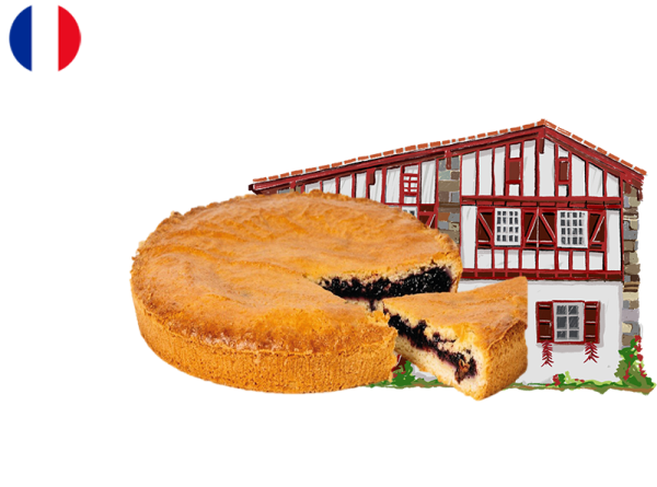 Cake, Basque with Black Cherry (Small)