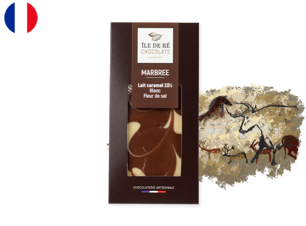 Chocolate Bar, Milk Caramel with White Chocolate and Salt