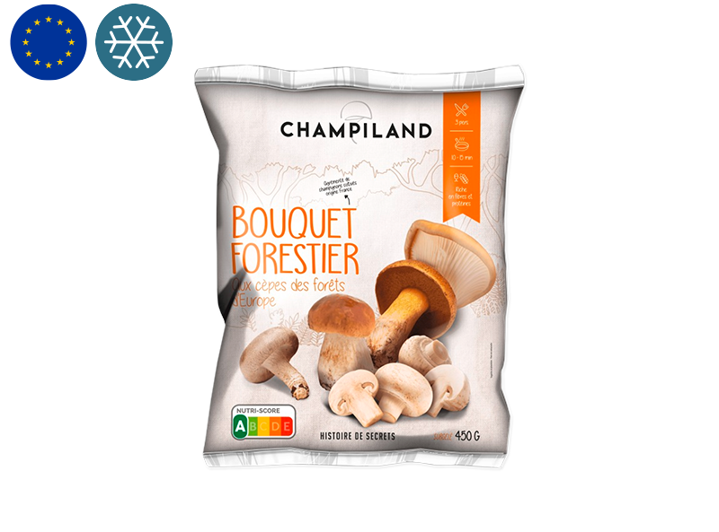 Mushroom, Forest Mix with European Porcini Pieces (Frozen)