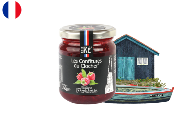 Jam, Raspberry - Les Confitures du Clocher
