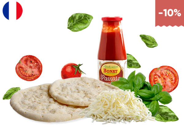DIY Pizzas (x2) Party Pack - Margherita Edition (-10%)