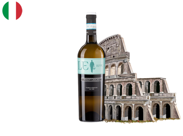 A - Delle Venezie IGT, Pinot Grigio, Le Rive, 2023