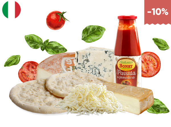 DIY Pizzas - Four Cheeses Edition (x2, -10%)