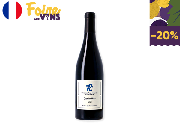 Côtes-du-Roussillon AOC, Quartier Libre, Domaine Paul Meunier-Centernach, 2021