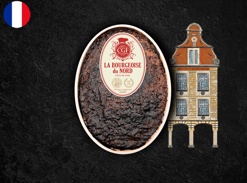 Terrine with Pork Liver "La Bourgeoise du Nord"