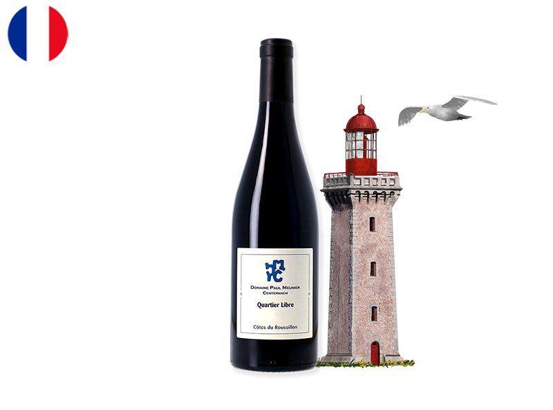 C - Côtes-du-Roussillon AOC, Quartier Libre, Domaine Paul Meunier-Centernach, 2021