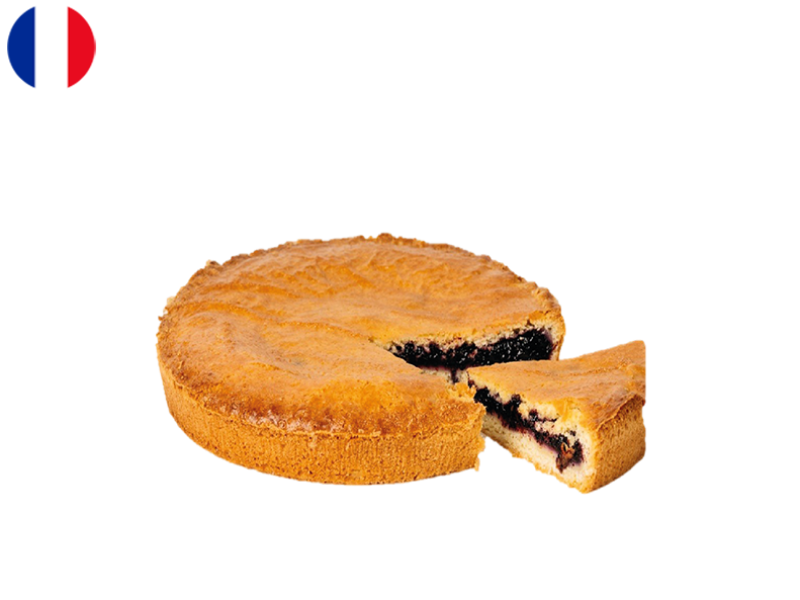Basque_Cake_with_Black_Cherry_(Small)_OCAKE11