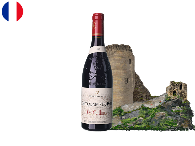 Chateauneuf_du_Pape_AOC_Les_Cailloux_Andre_Brunel_2021_WRED131