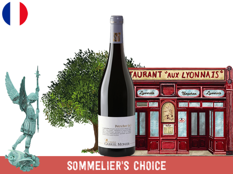 Côtes-du-Rhône AOC, Cuvee Petrichor, Gabriel Monier 2020_WRED101