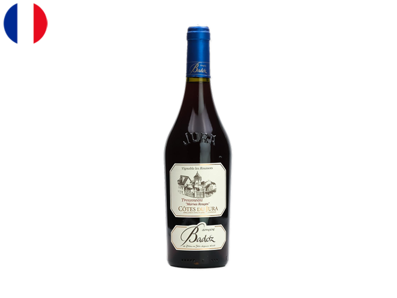 Côtes_du_Jura_AOC_Trousseau_Marnes_Rouges_Domaine_Badoz_2022_WRED129