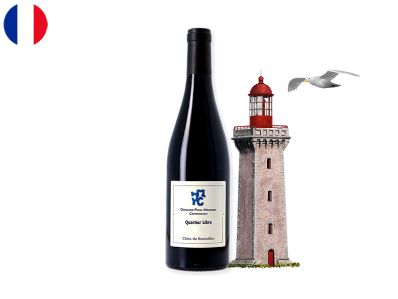 Côtes_du_Roussillon_AOC_Quartier_Libre_Domaine_Paul_Meunier_Centernach_2019_WREDX81