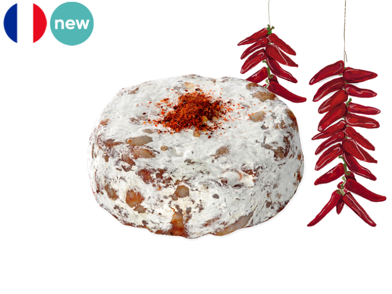 Dry_Sausage_Béret_Basque_with Espelette_Pepper_Maison_Mayté_MDRYS35