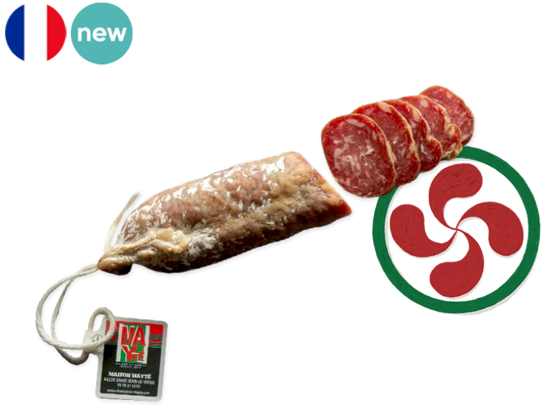 Dry_Sausage_Pure_Pork_Maison_Mayté_MDRYS36