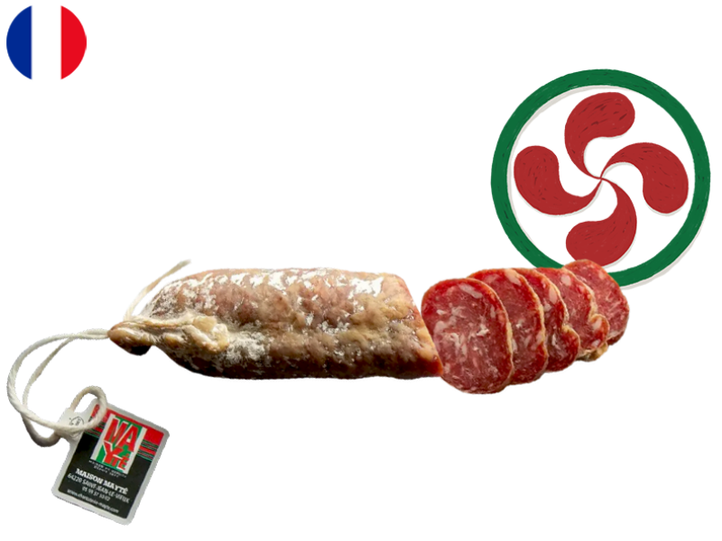 Dry_Sausage_Pure_Pork_Maison_Mayté_MDRYS36