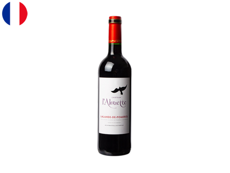 Lalande_de_Pomérol_AOC_Château_l'Alouette_2023_WRED135