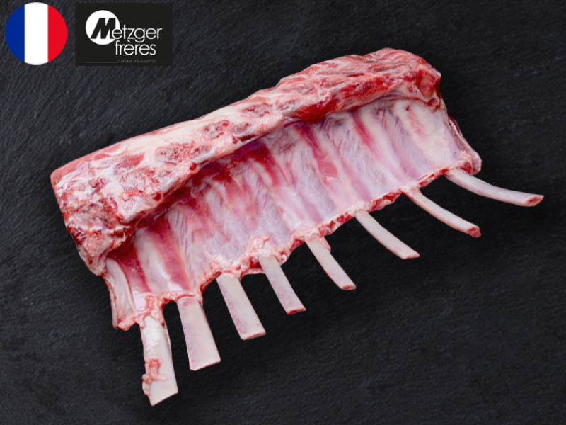 Lamb_Sisteron_Rack_Trimmed_Cap_Off_x8 chops_MLAMB13