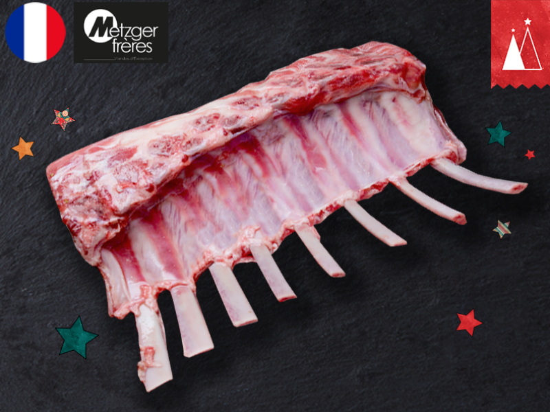 Lamb_Sisteron_Rack_Trimmed_Cap_Off_x8 chops_MLAMB13