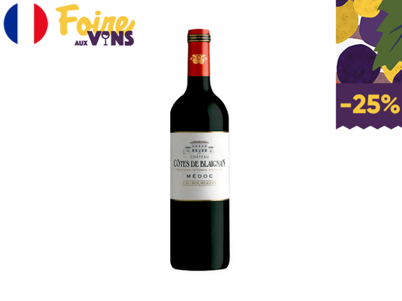 Médoc_AOC_Cru_Bourgeois_Château_Côtes_de_Blaignan_2016_WREDX04