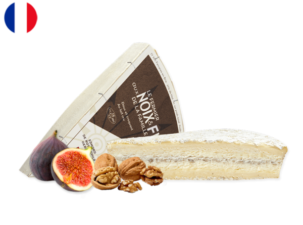 Brie Fermier with Walnuts and Fig (Rothschild)